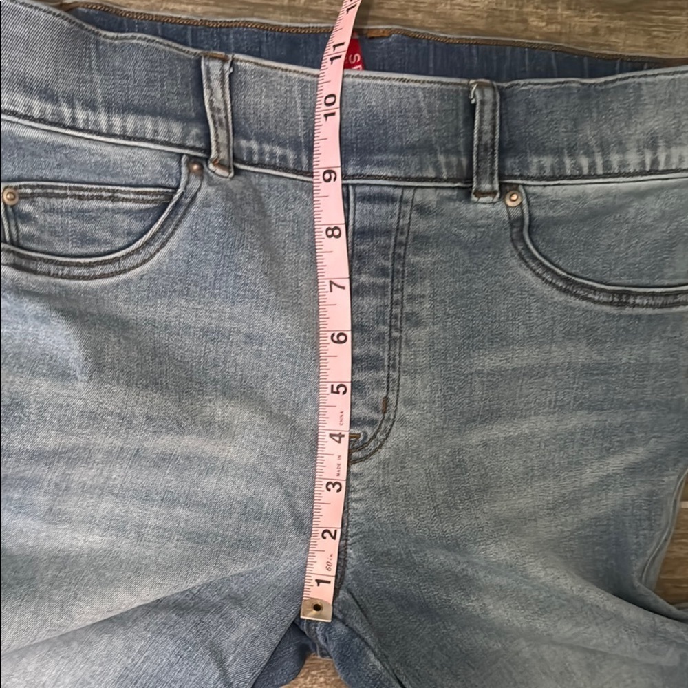 SPANX Blue Skinny Jeans with Sleek Tapered Fit - Picture 5 of 9